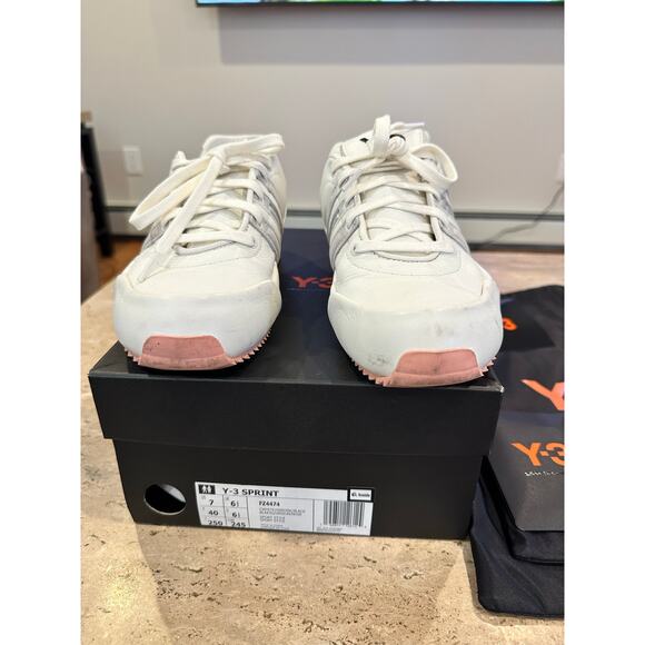 Y-3 Unisex Sprint Fashion Sneakers In Box size 7 US - Picture 9 of 9